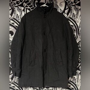 London Fog Men's Black Pea Coat
